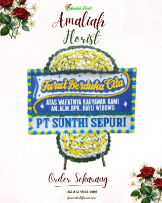 Papan Bunga Duka di Rhee