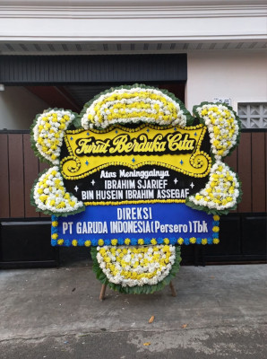 Papan Bunga Duka di Rhee