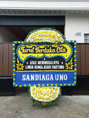 Papan Bunga Duka di Rhee